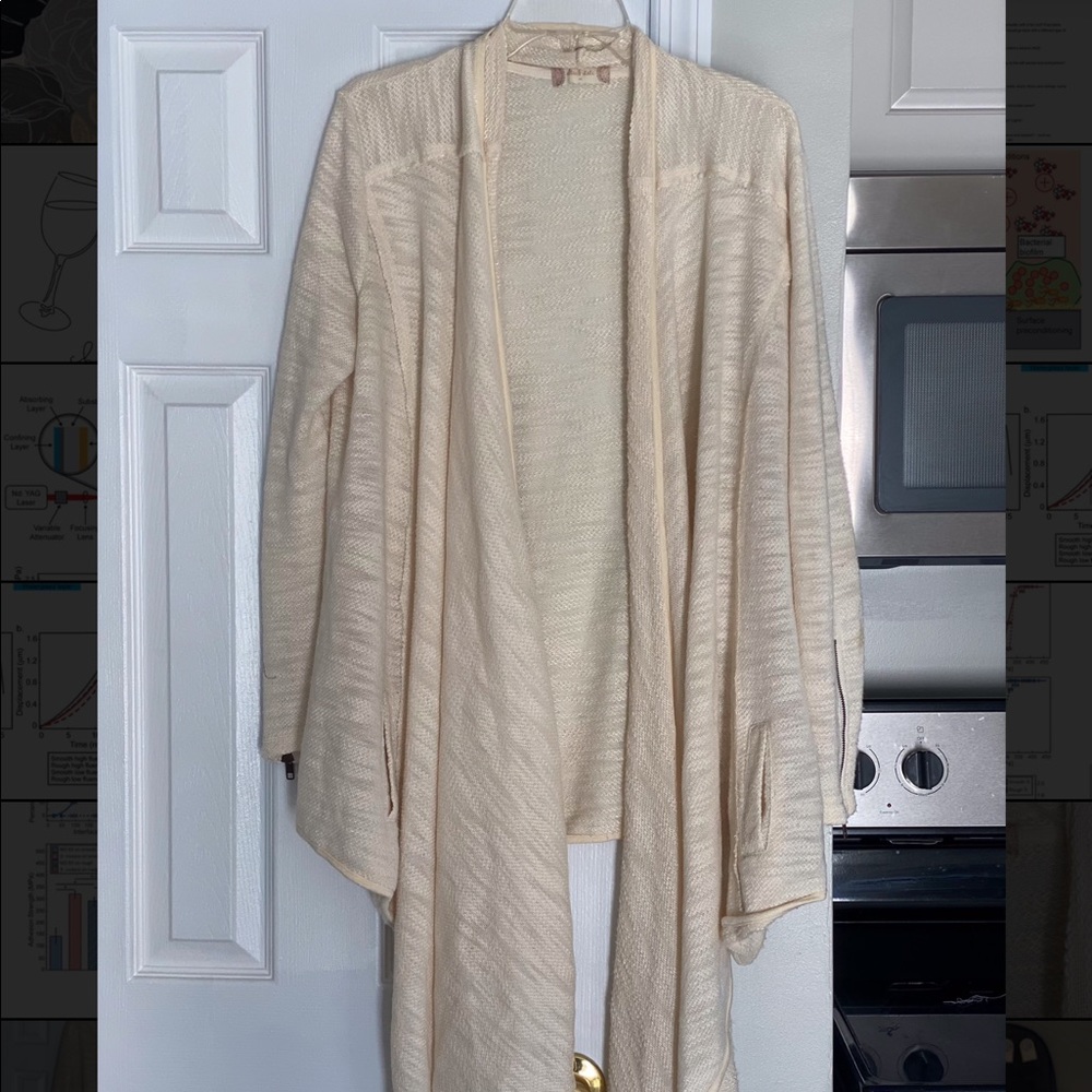 Cream cardigan